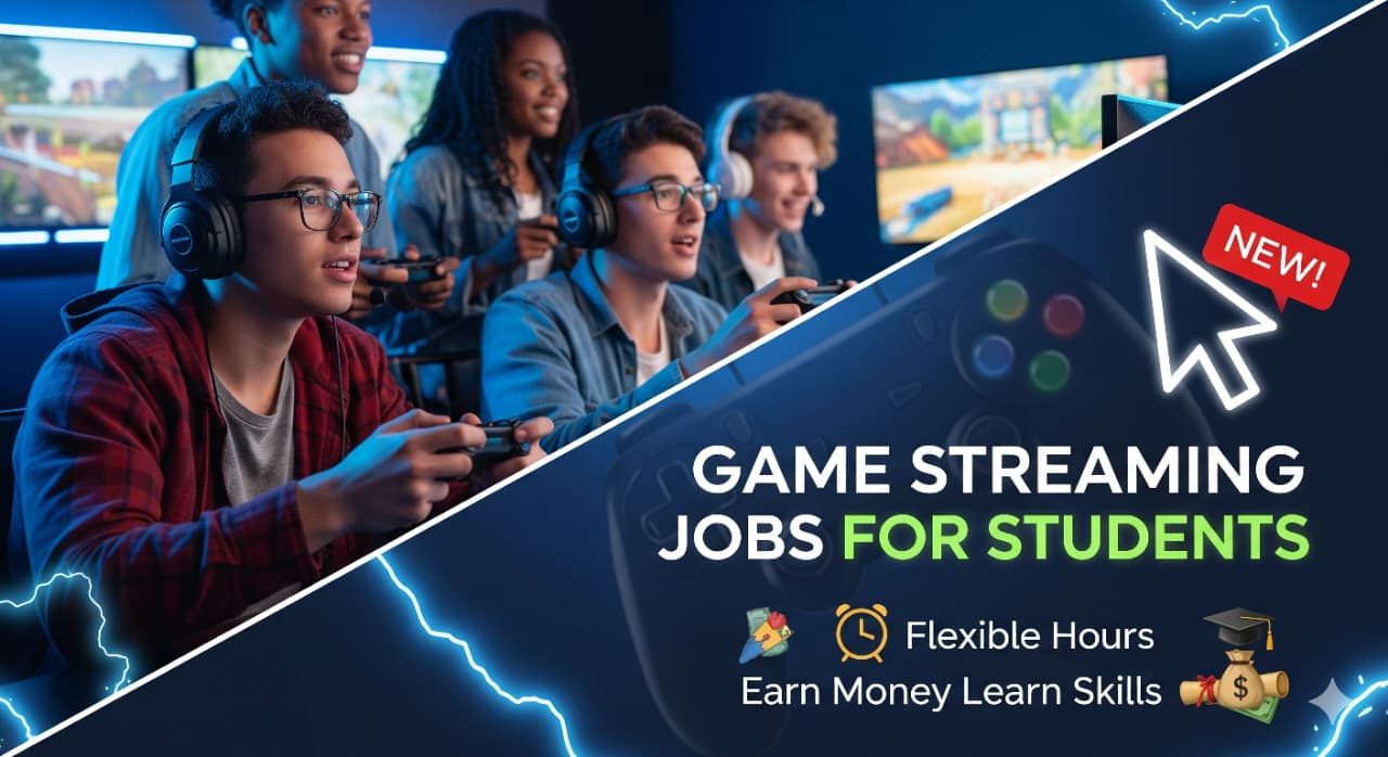 game streaming jobs for students
